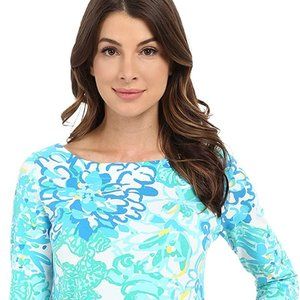 Lilly Pulitzer Juline Top in Resort White In a Pinch - Small